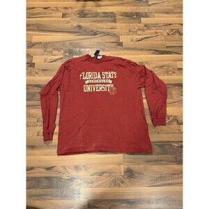 VTG Florida State Seminoles Shirt Mens XL Red Long Sleeve NCAA Jansport 90's